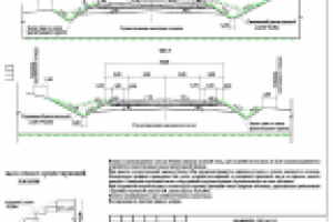 Поперечные профили земляного полотна