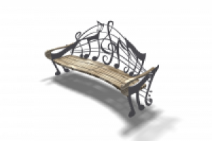 Скамейка Музыкальная