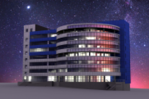 3d модель здания Лисиха 1