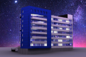 3D модель здания Лисиха 3