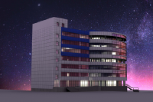 3D модель здания Лисиха 2