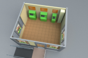 3D проект Павильон Сьербанк_1