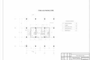 План 1ого этажа. Кафе