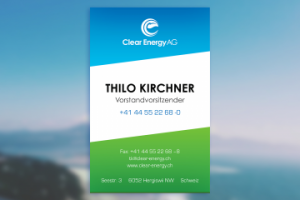 "Clear Energy", визитная карточка