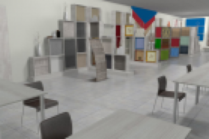 Дизайн интерьера шоурума Жалюзей