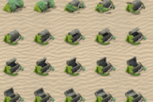 Сундук в листьях