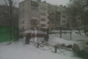 Монтаж СКУД и Видео в дикий мороз