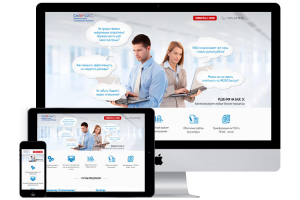 Одностраничный сайт для компании CroSS-Cut