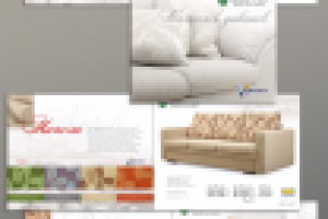 Рекламный каталог диванов для мебельной фабрики