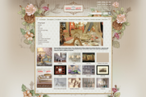 Сайт для салона предметов интерьера