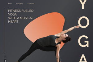 Дизайн сайта для йога-студии