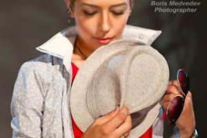 женский фотопортрет - съемка в фотостудии