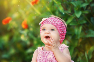 детский фотопортрет на природе