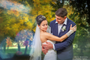 свадебная прогулка - стиль (Картина масло) печать на холсте