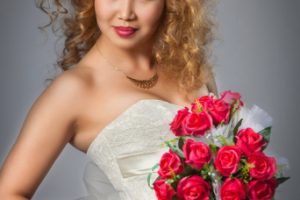портрет невесты - съемка в фотостудии