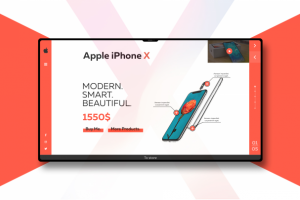 Дизайн магазина G.T. shop по продаже техники Apple