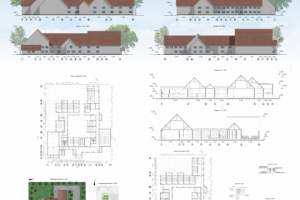 Архитектурный проект здания общеобразовательной школы