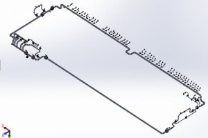 модель сложного трубопровода Сургутский ЗСК