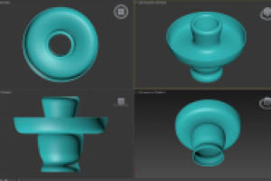 Проект и воплощение моей идеи конфетницы с ёмкостью для фантиков