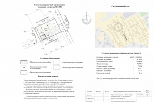 Схема организации земельного участка