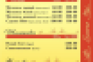 Меню в летнее кафе. Бар.