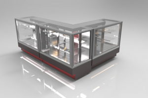 Холодильные витрины угловая группа