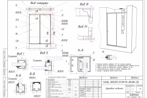 Стеклянная душевая кабинка прямая