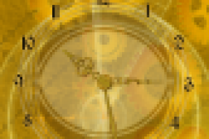 обои с часами с параллакс эффектом