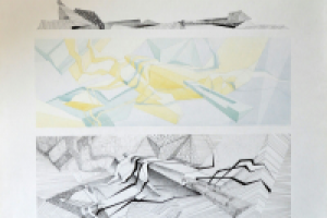 Рельеф. Тушевая графика. Отмывка