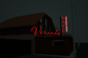 Вывеска для КАФЕ "Veranda"
