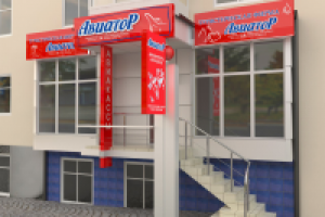 Входная группа. туристическое агенство "Авиатор"