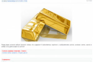 Изображение золота - растровый клипарт