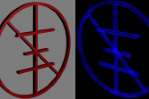 Лого(3д и голограмма)