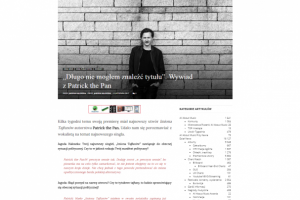 Wywiad z Patrick the Pan