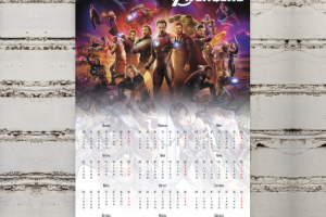 Календарь Мстители 3