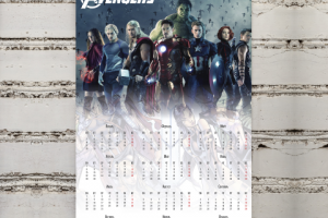 Календарь Мстители 2