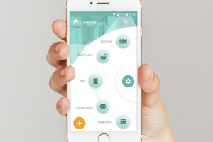Дизайн главной страницы мобильного приложения Smarthome