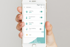 Дизайн страницы мобильного приложения Smarthome