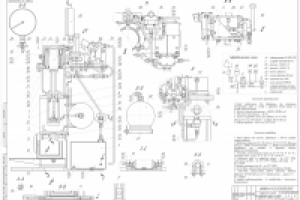 Мобильный стенд для дорнования муфт. Сборочный чертеж