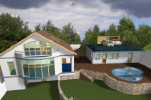 коттедж с благоустройством