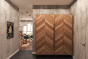 Прихожая в стиле лофт