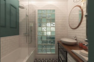 Ванная в стиле лофт