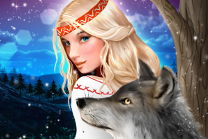 Девушка и волк