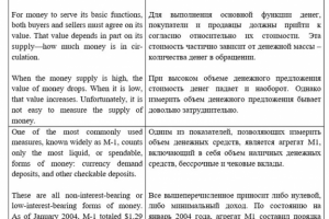 Экономическая статья Spendable Money Supply