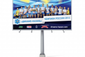 Чемпионский баннер для ВК Динамо