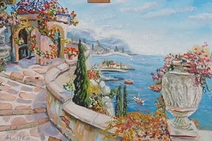 Греция. Картина маслом