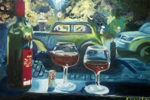 Картина маслом "Типичный Тбилиси"