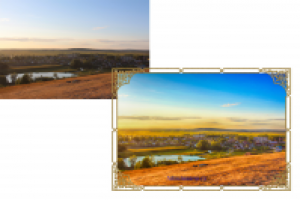 стилизация пейзаж