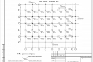 Схема нагрузок на фундаменты