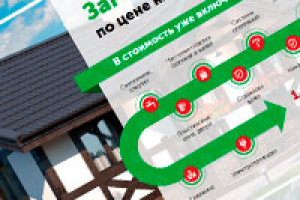 Корпоративный сайт – строительство домов GreenDom